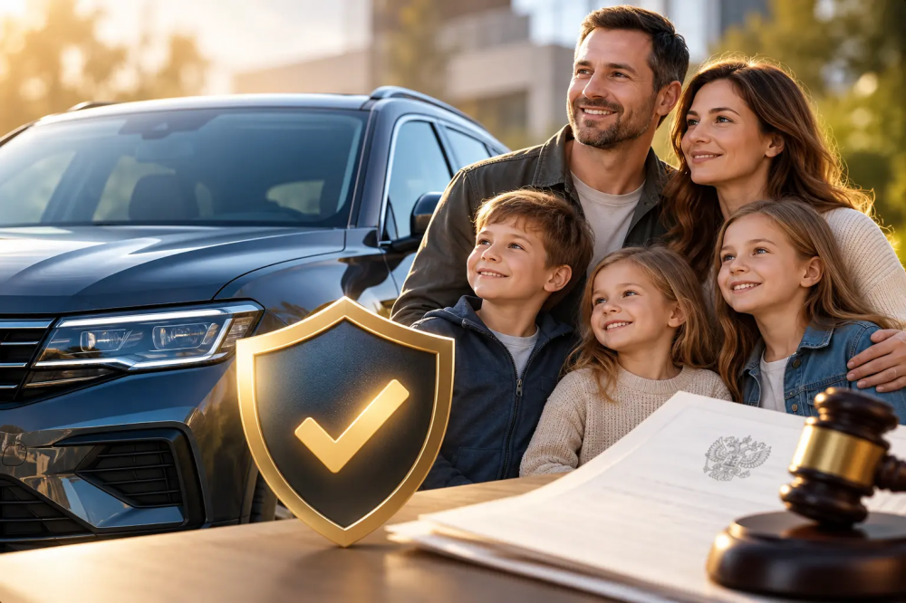 Как сохранить автомобиль многодетной семьи при банкротстве