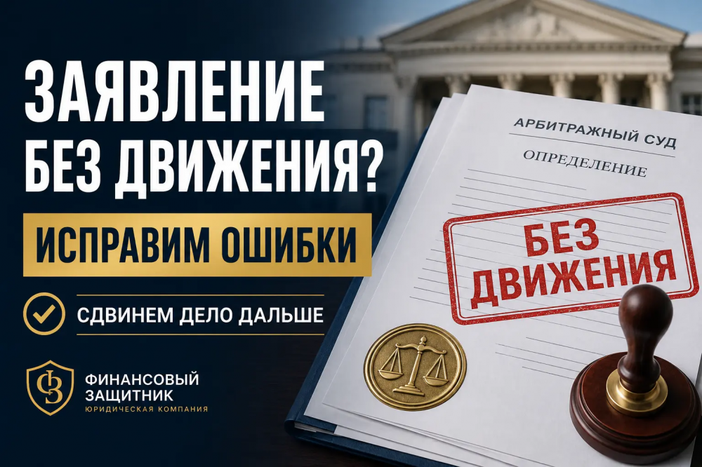 Заявление о банкротстве оставили без движения: что делать должнику